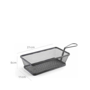Cesto Servir Retangular 21X11X6cm