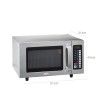 Microondas Profissional 1000W 25L 51X43X31cm Microondas Profissional 1000W 25L 51X43X31cm