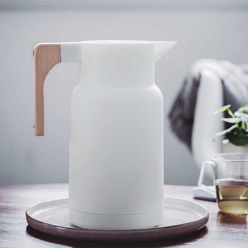 Jarro Trmico Wood Branco 1000ml