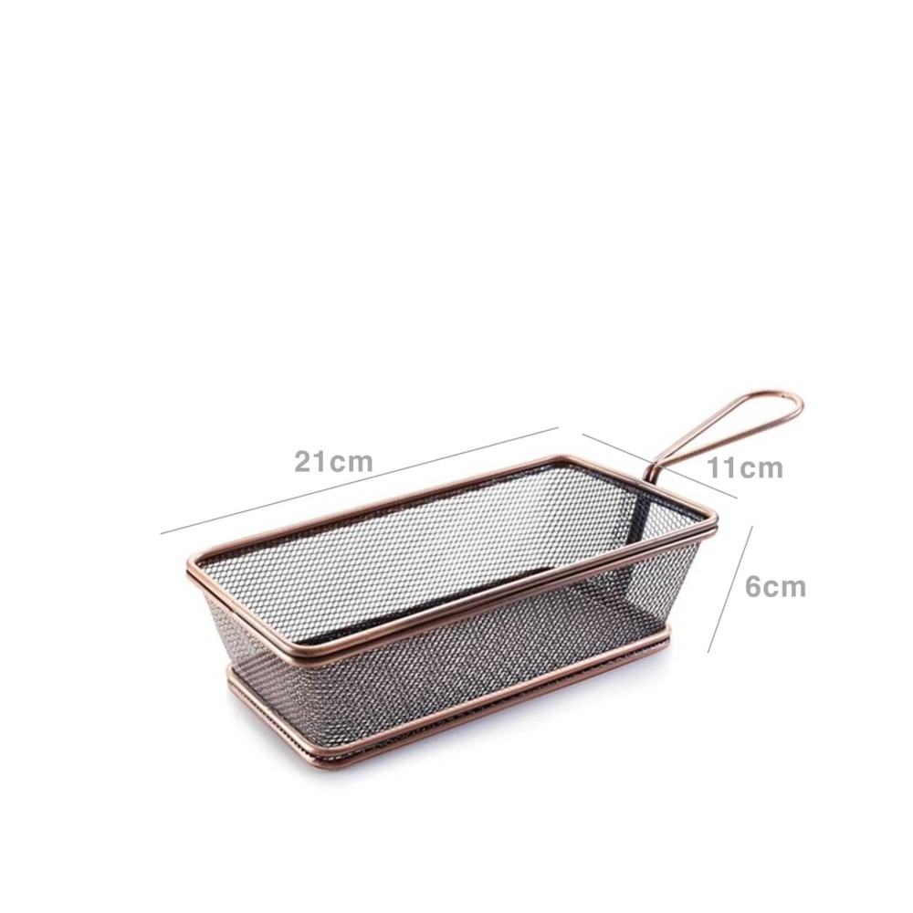 Cesto Servir Retangular 21X11X6cm