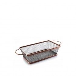 Cesto Servir com Asas Retangular 21X11X6cm