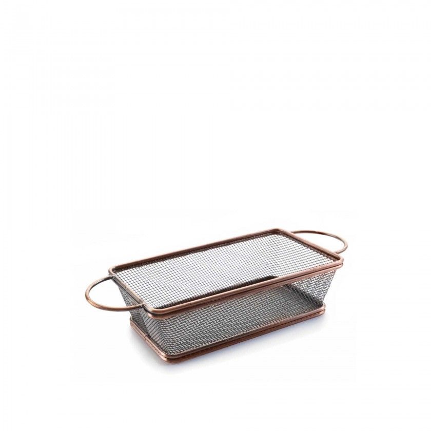 Cesto Servir com Asas Retangular 21X11X6cm