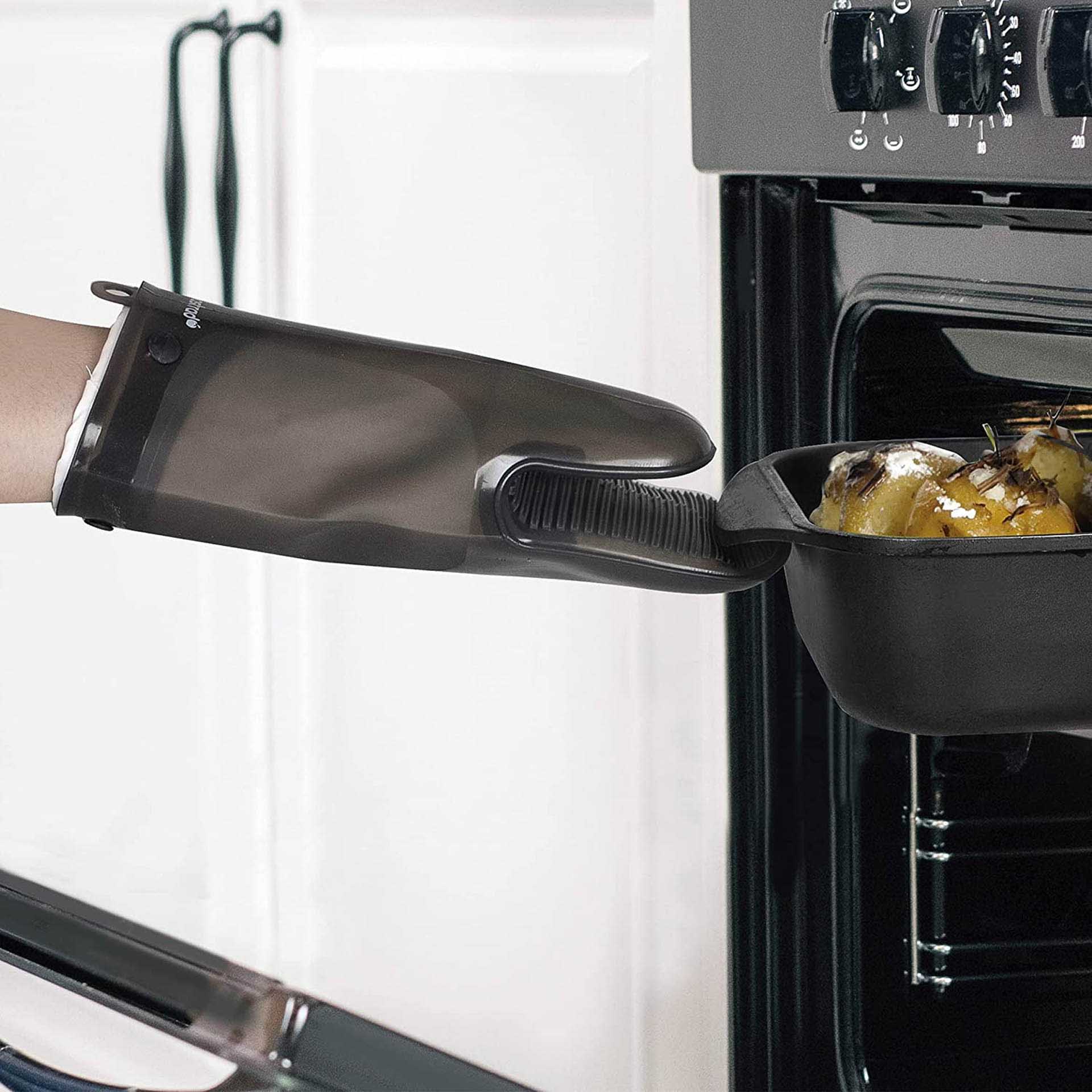 Luva Forno Silicone Orka-Tex Preto 29cm