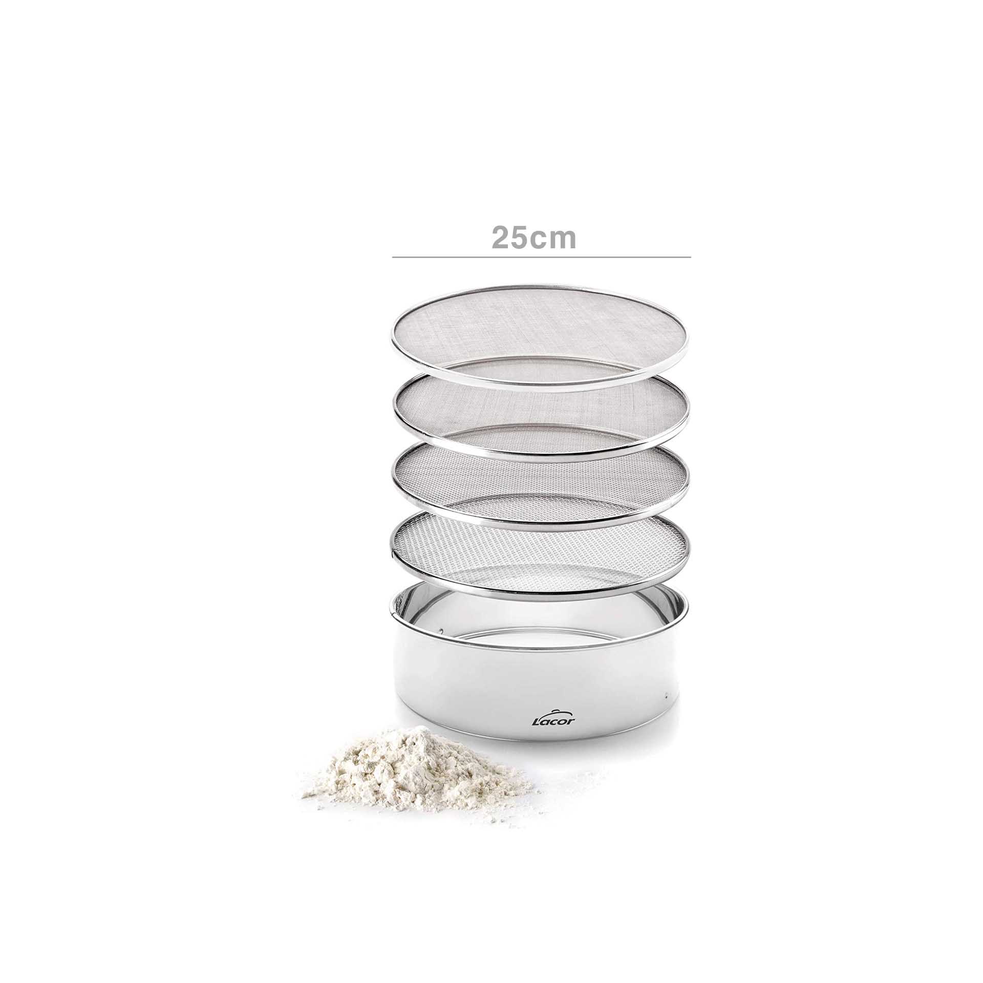 Peneira Inox 4 Redes Lacor
