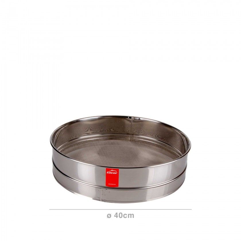 Peneira Inox 20 Furos/Polegada 40cm