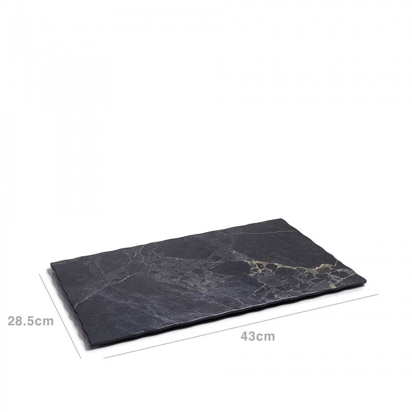 Tábua Melamina Stone Retangular 43X28.5X1cm Tábua Melamina Stone Retangular 43X28.5X1cm