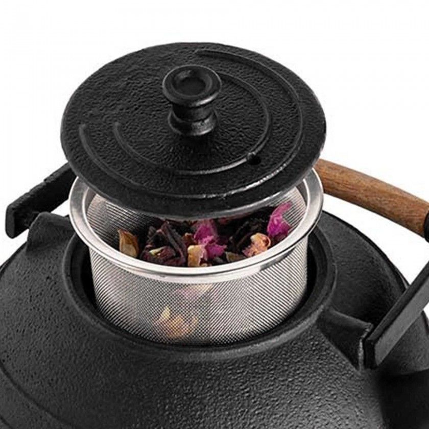 Bule Ferro Fundido Preto 1000ml