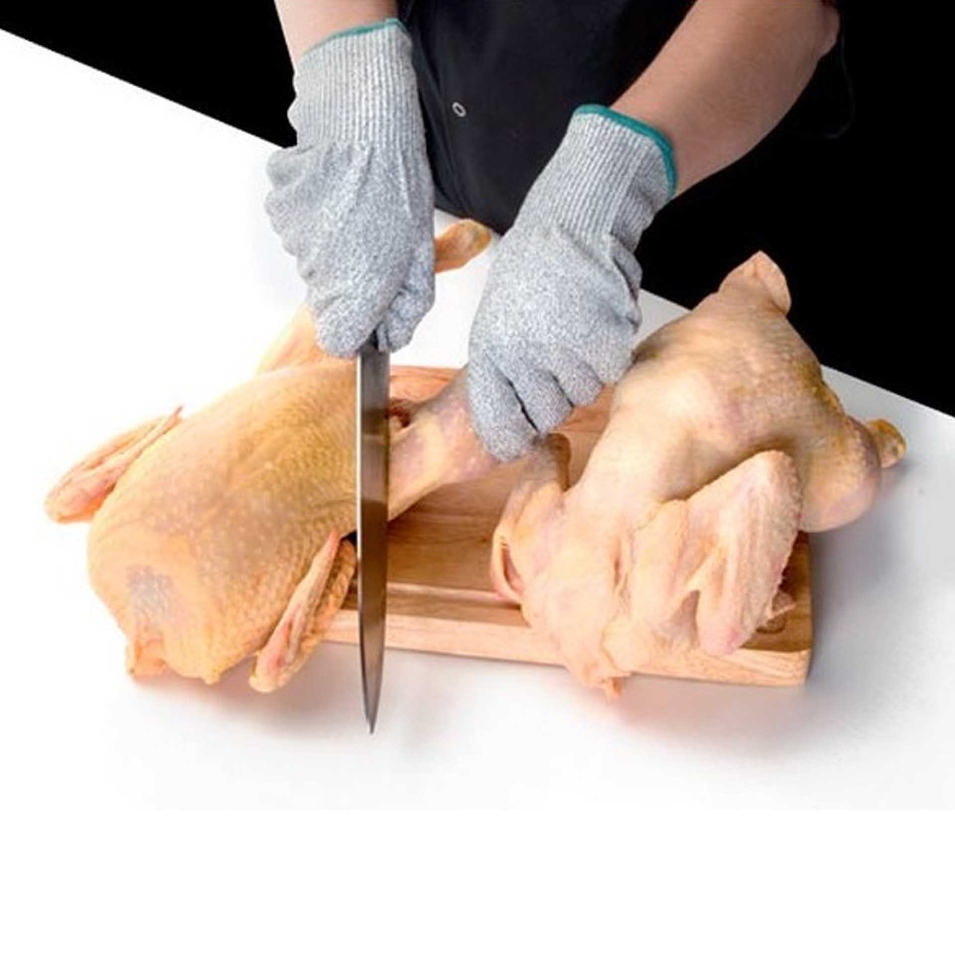 Luva Proteção Anticorte Têxtil Tamanho XL 26cm