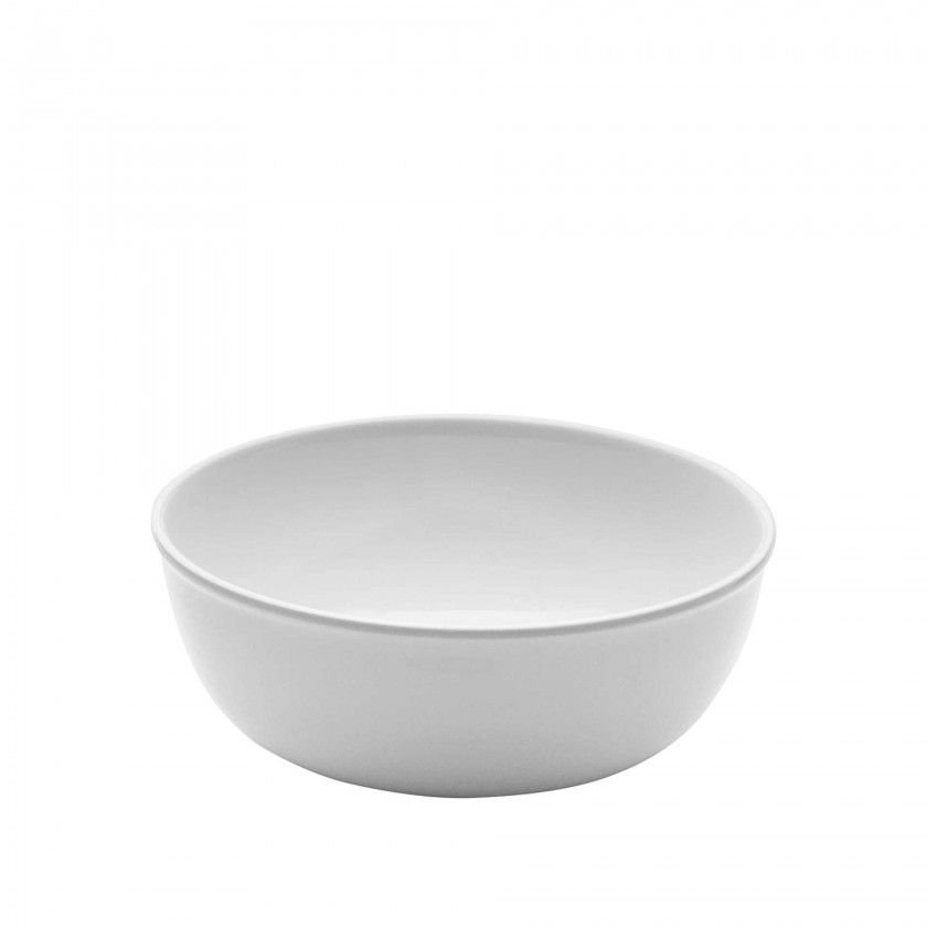 Saladeira Melamina Classic Redonda Branca 22X10cm Saladeira Melamina Classic Redonda Branca 22X10cm