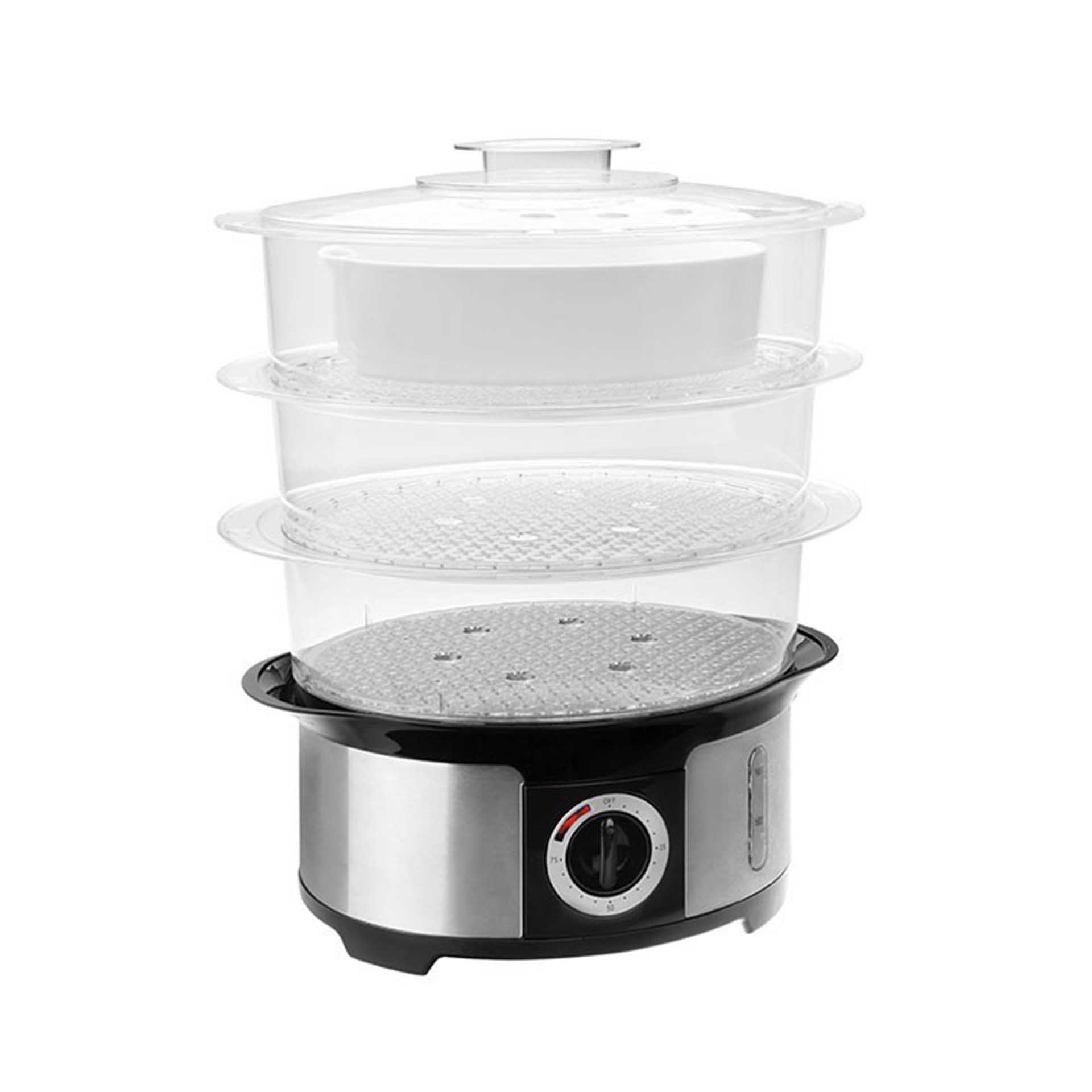 Cozedor Vapor Elétrico Lacor 1000W 41X35X26.5cm