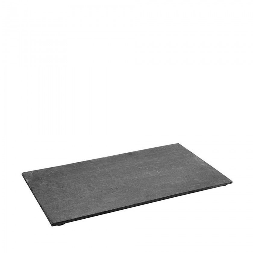 Bandeja Ardsia Retangular Preto 20X30X0.5cm
