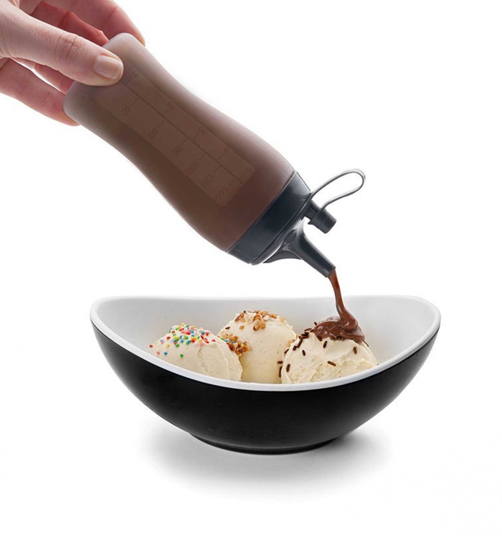 Garrafa Dosificador Pincel Silicone 150ml 5X17.5cm