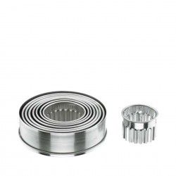 Corta Massa Inox Redondo Curva Pack 9