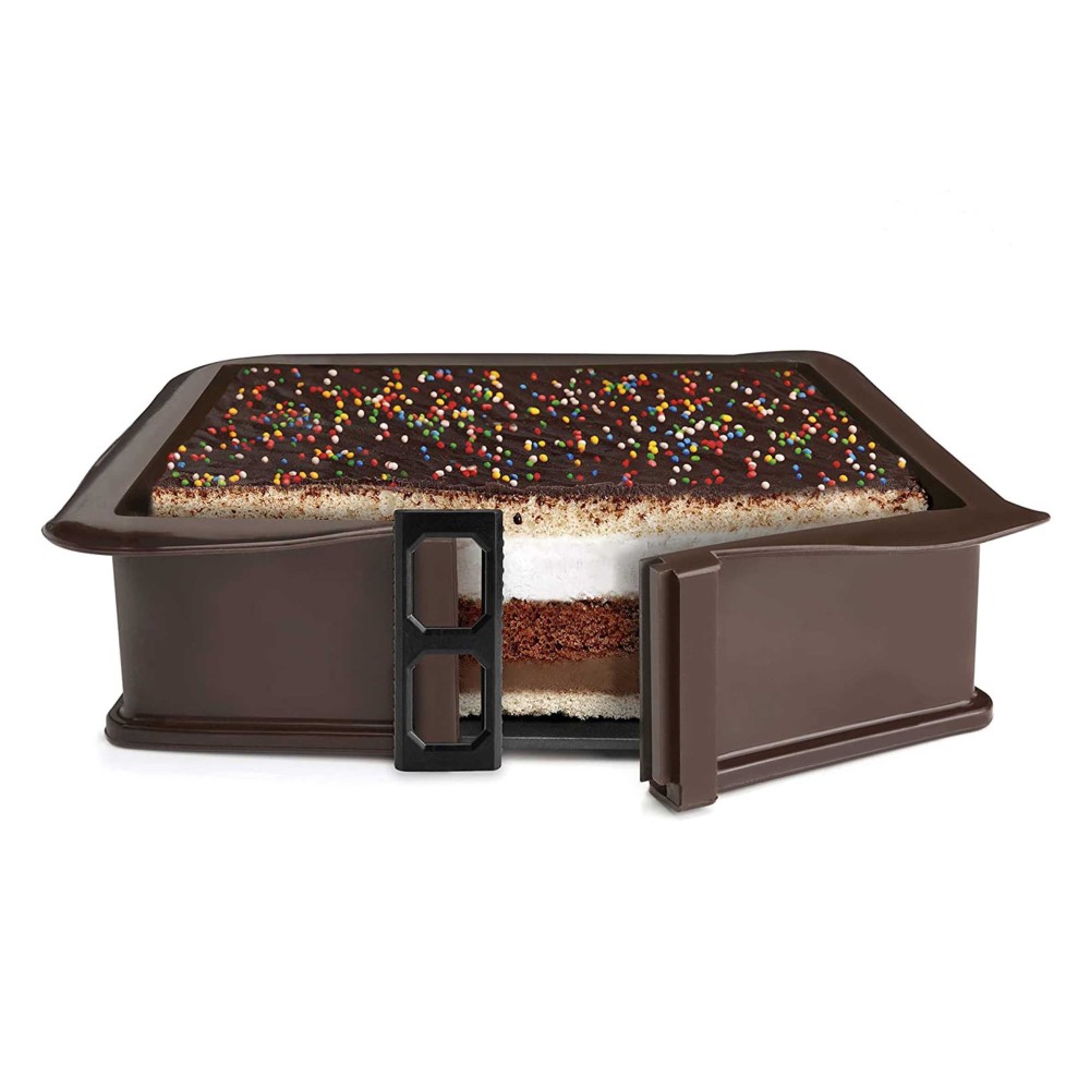 Molde Desmont�vel Quadrado 2500ml 25X25X7.5cm