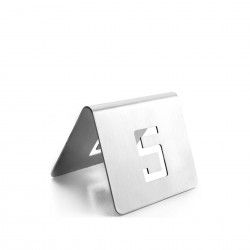 Nmero de Mesa Inox 1-12 6X5cm
