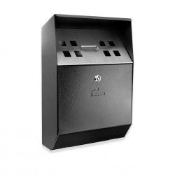 Cinzeiro Parede Inox Preto 25X35X8.5cm