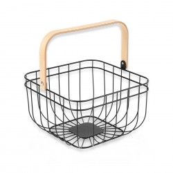 Fruteira Metal com Asa Quadrada 26X26X18.3cm