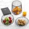 Fruteira Metal Redonda M�dia 27X13.8cm