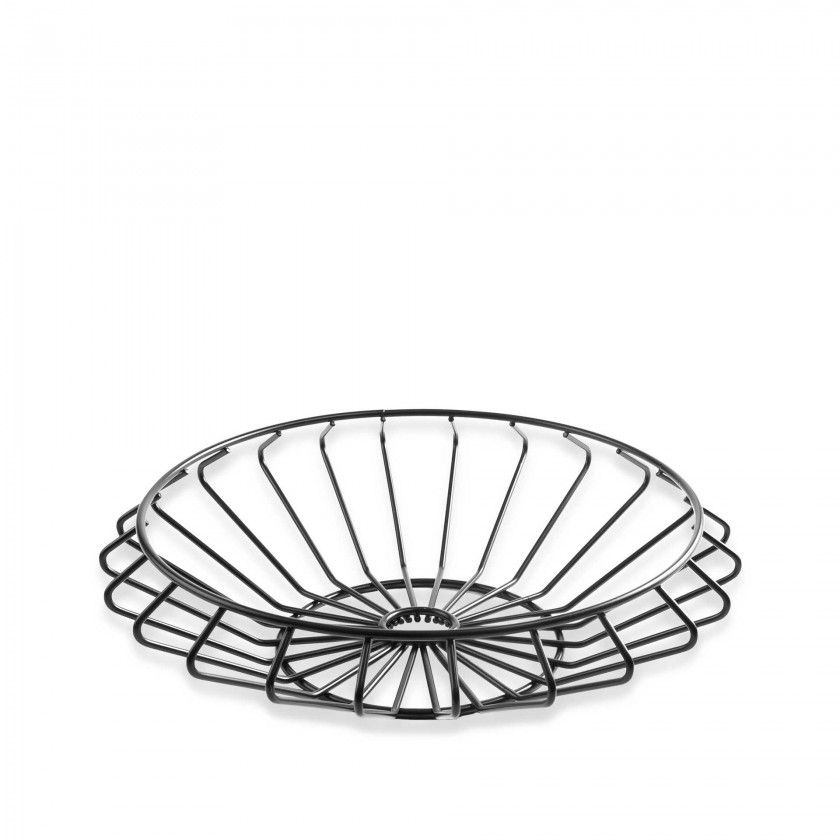 Fruteira Metal Redonda Baixa 34X9.5cm