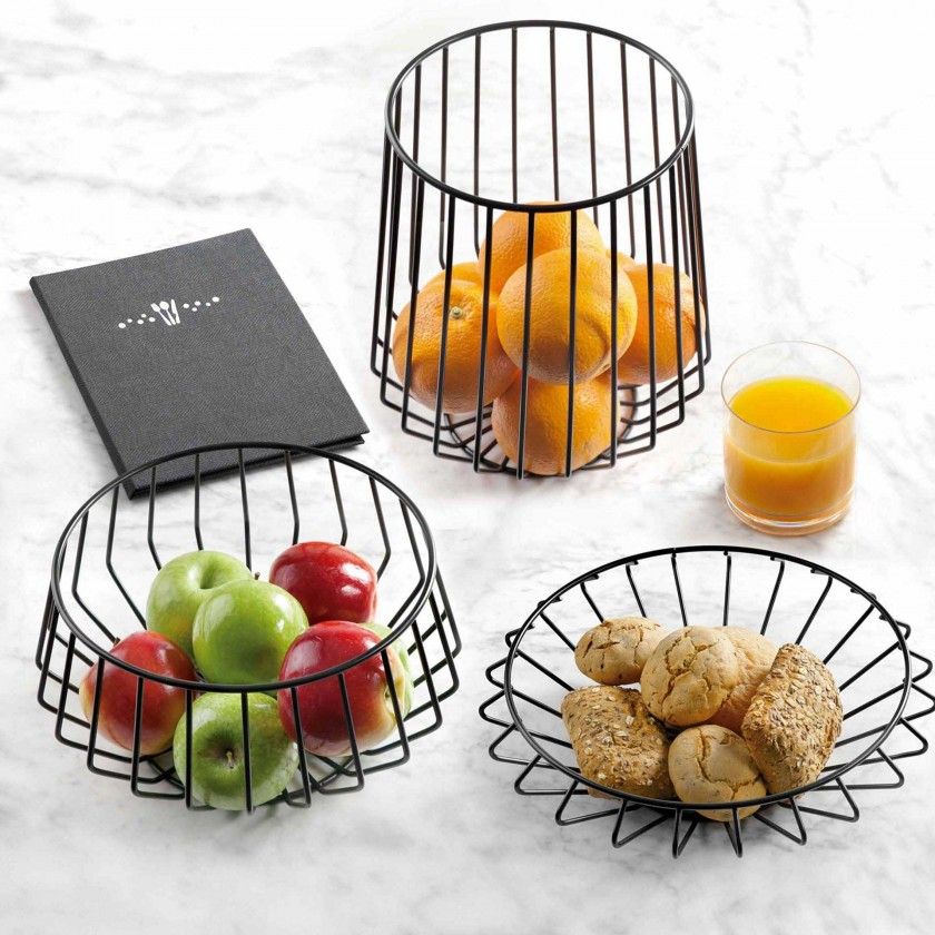 Fruteira Metal Redonda Média 27X13.8cm Fruteira Metal Redonda Média 27X13.8cm