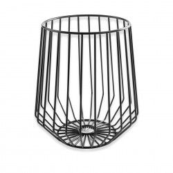 Fruteira Metal Redonda Alta 23.4X25.4cm