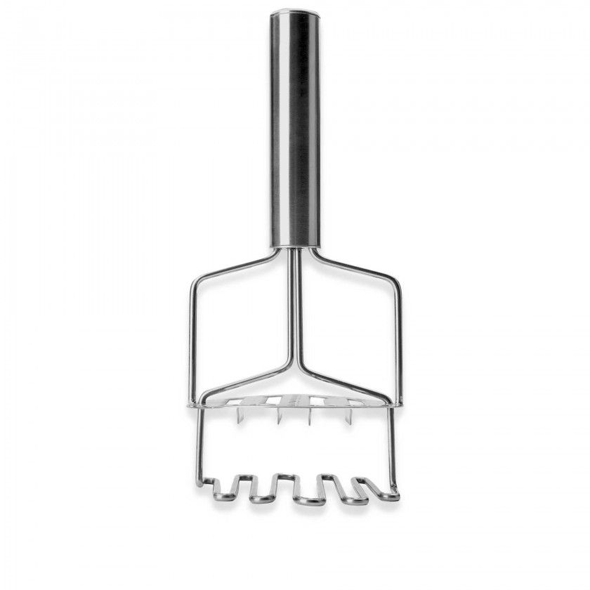 Esmagador Batata Inox 10.5X8.5X24cm Esmagador Batata Inox 10.5X8.5X24cm