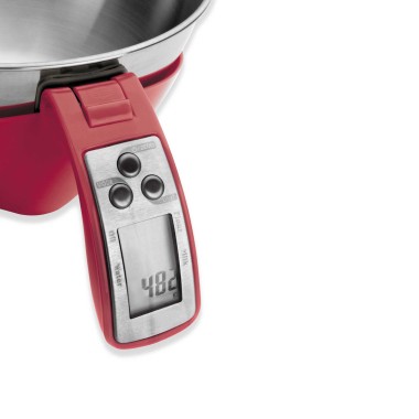 Balança Cozinha Digital Inox com Bacia 5kg 21cm