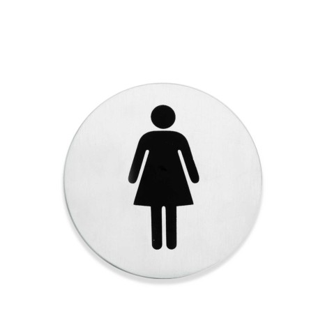 Sinal Inox WC Mulher 7.5cm - Image product