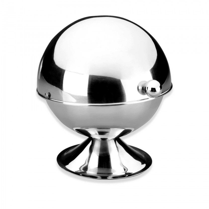 Aucareiro Inox Esfera 600ml 14cm