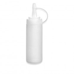 Frasco Molho Plstico com Tampa Branco 125ml 4X10cm