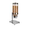 Dispensador Cereais Duplo 2X10L 44X34X70cm Dispensador Cereais Duplo 2X10L 44X34X70cm