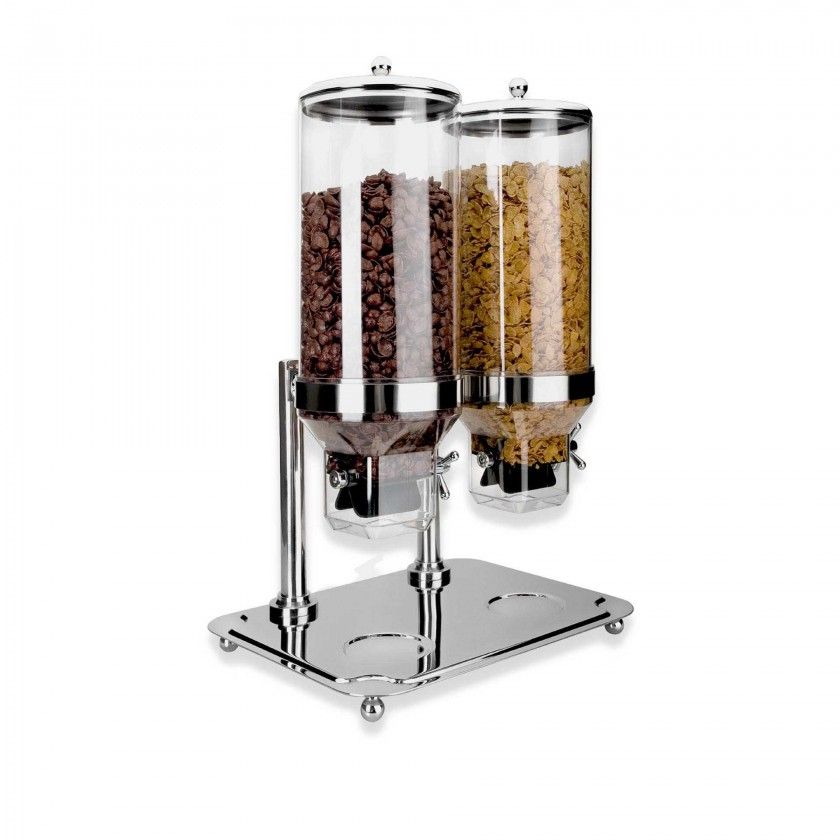 Dispensador Cereais 10L 24X34X70cm Dispensador Cereais 10L 24X34X70cm