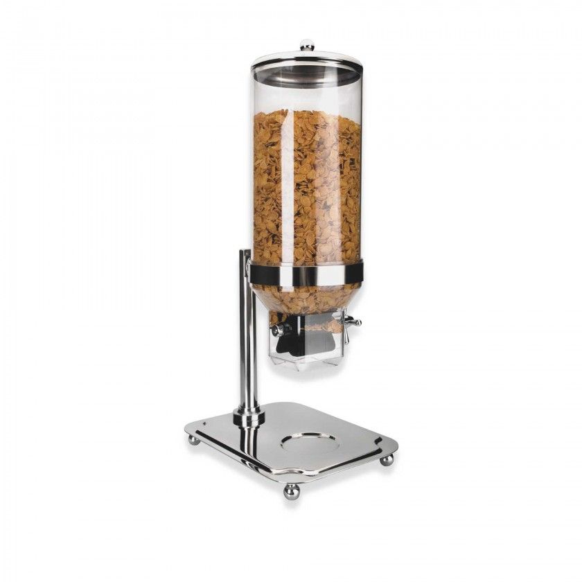 Dispensador Cereais Duplo 2X10L 44X34X70cm Dispensador Cereais Duplo 2X10L 44X34X70cm