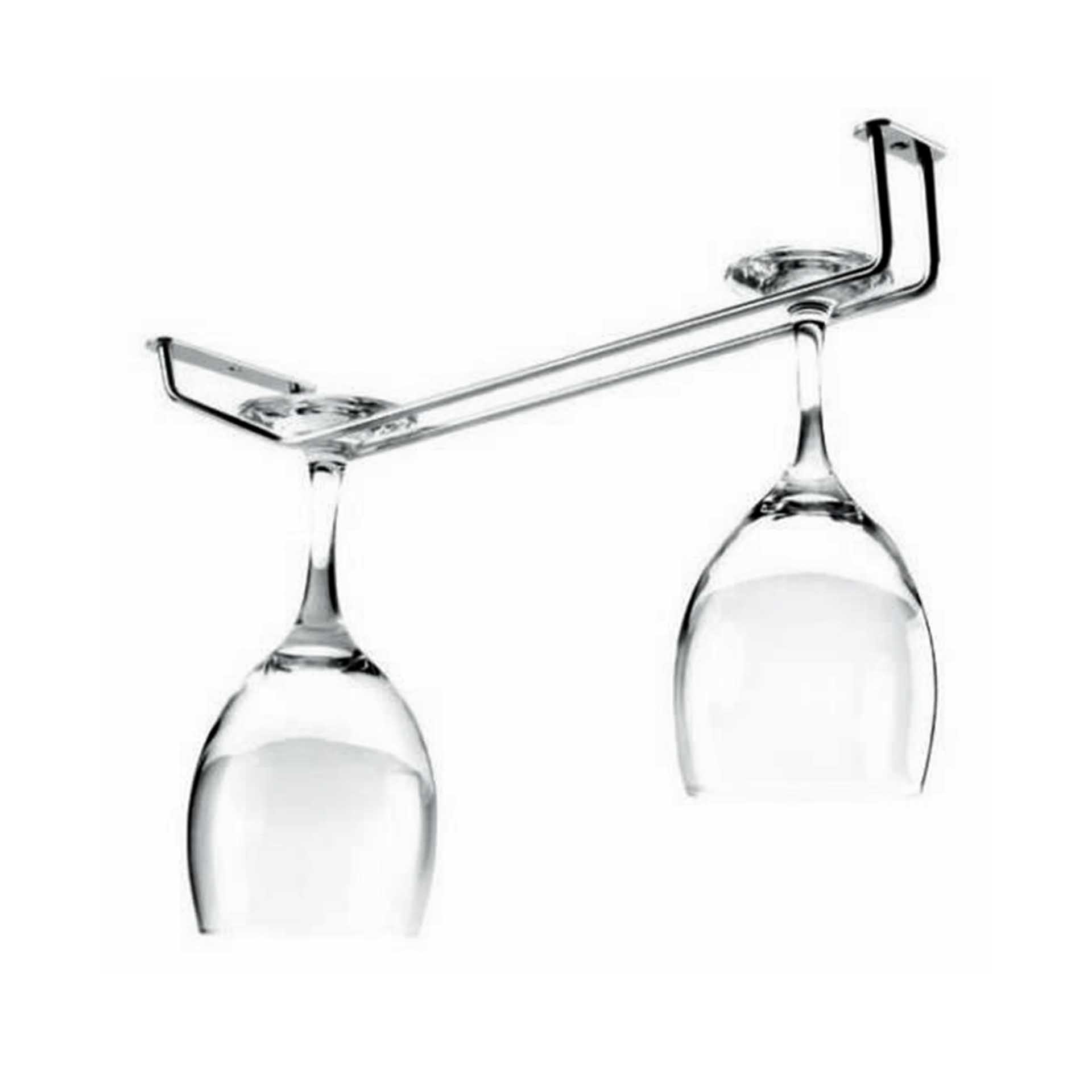 Suporte Copos Aço Cromado