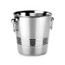 Balde Gelo Inox Redondo 4000ml 20X20cm Balde Gelo Inox Redondo 4000ml 20X20cm