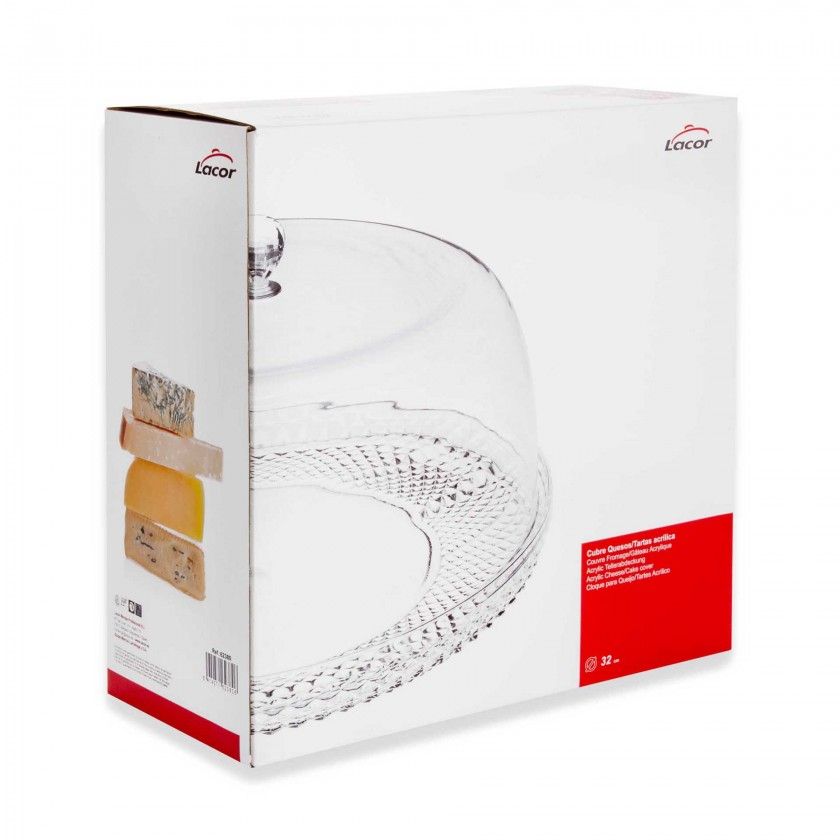 Queijeira / Boleira Acrlica Redonda 32cm