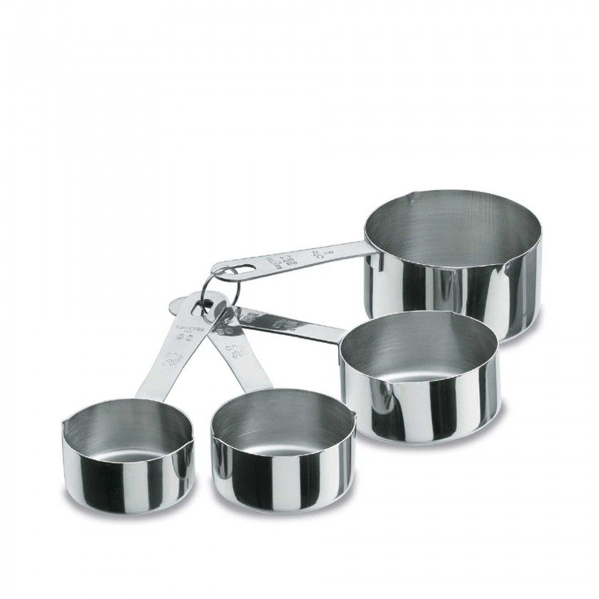 Caçarola Medidora Inox 60/80/125/250ml Pack 4 Caçarola Medidora Inox 60/80/125/250ml Pack 4