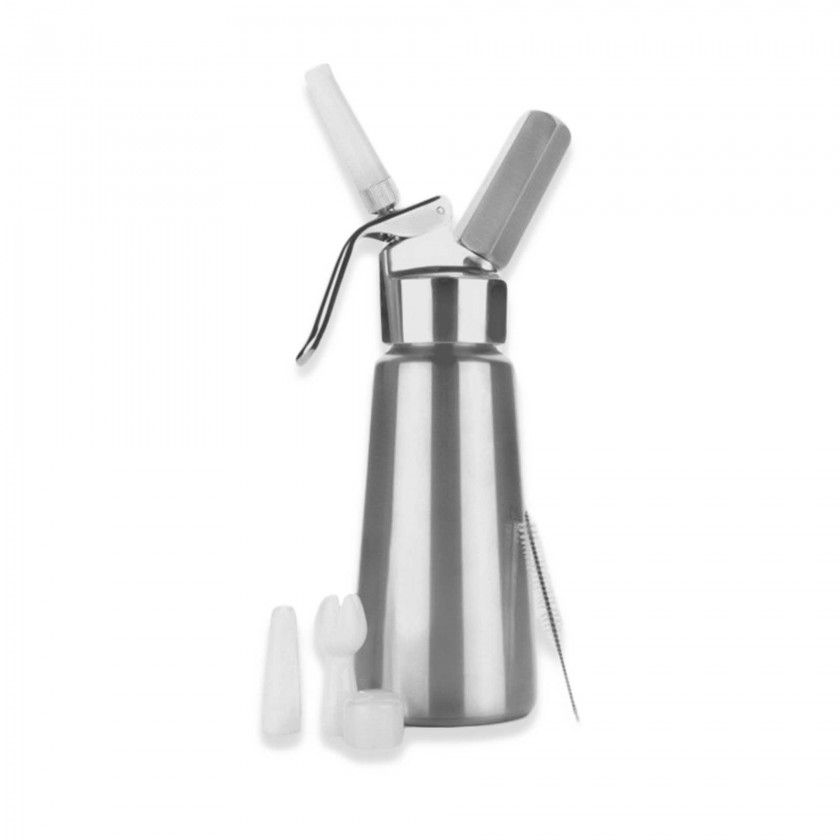 Sifão Creme Inox Cabeça Alumínio 1000ml 9.3X32.5cm Sifão Creme Inox Cabeça Alumínio 1000ml 9.3X32.5cm