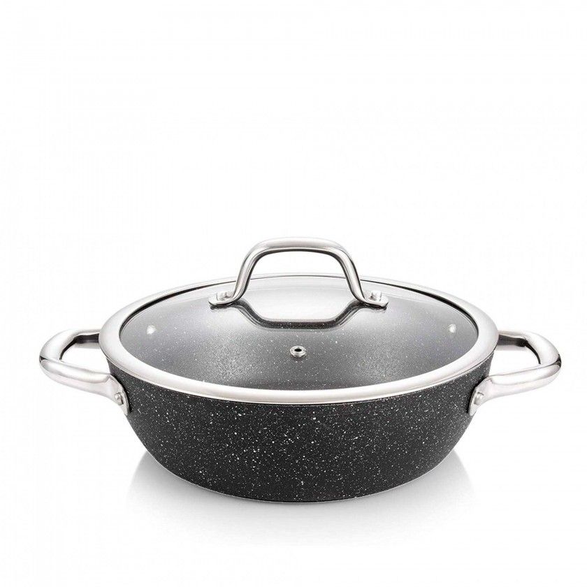 Frigideira President Stone com Tampa 24cm