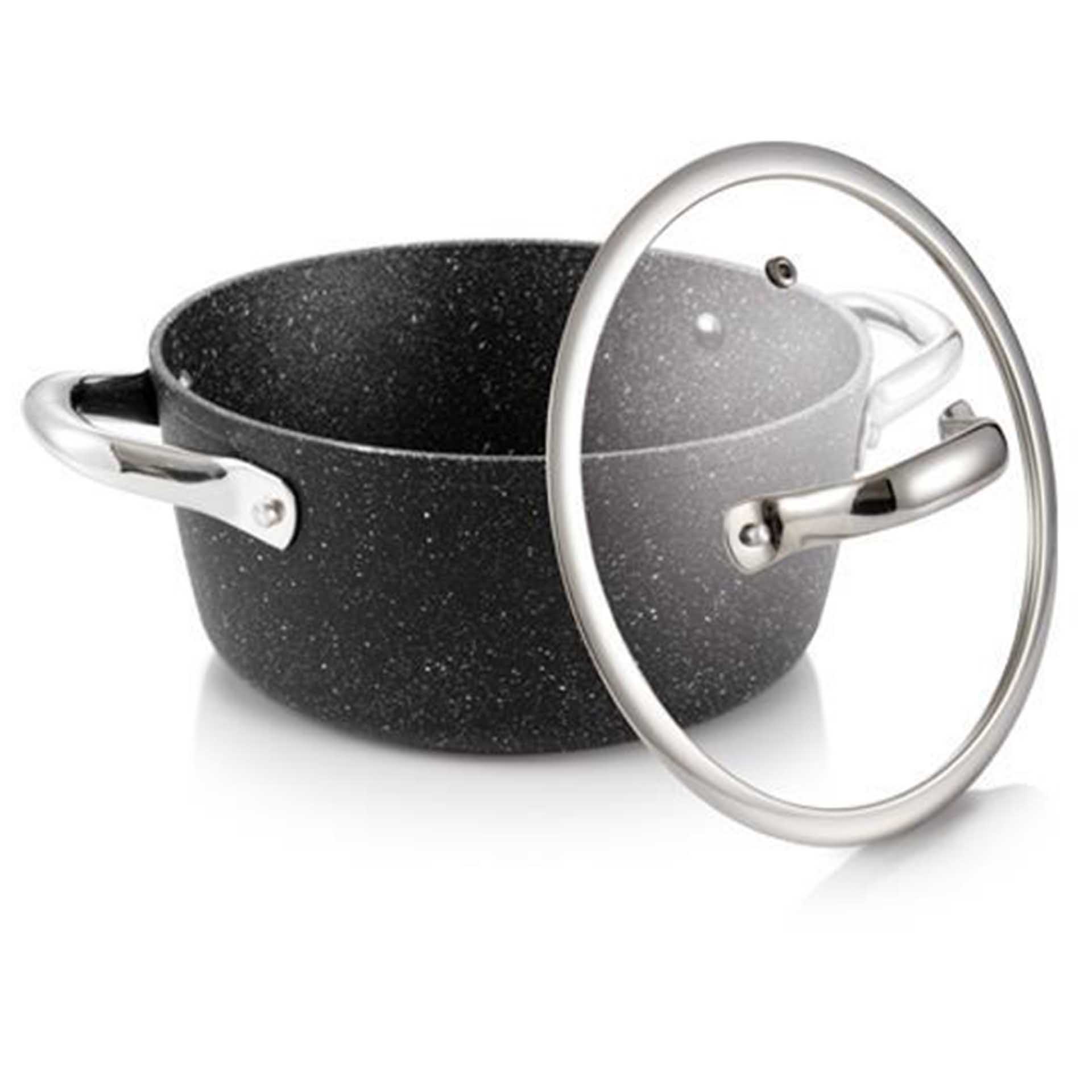 Panela com Tampa Vidro President Stone