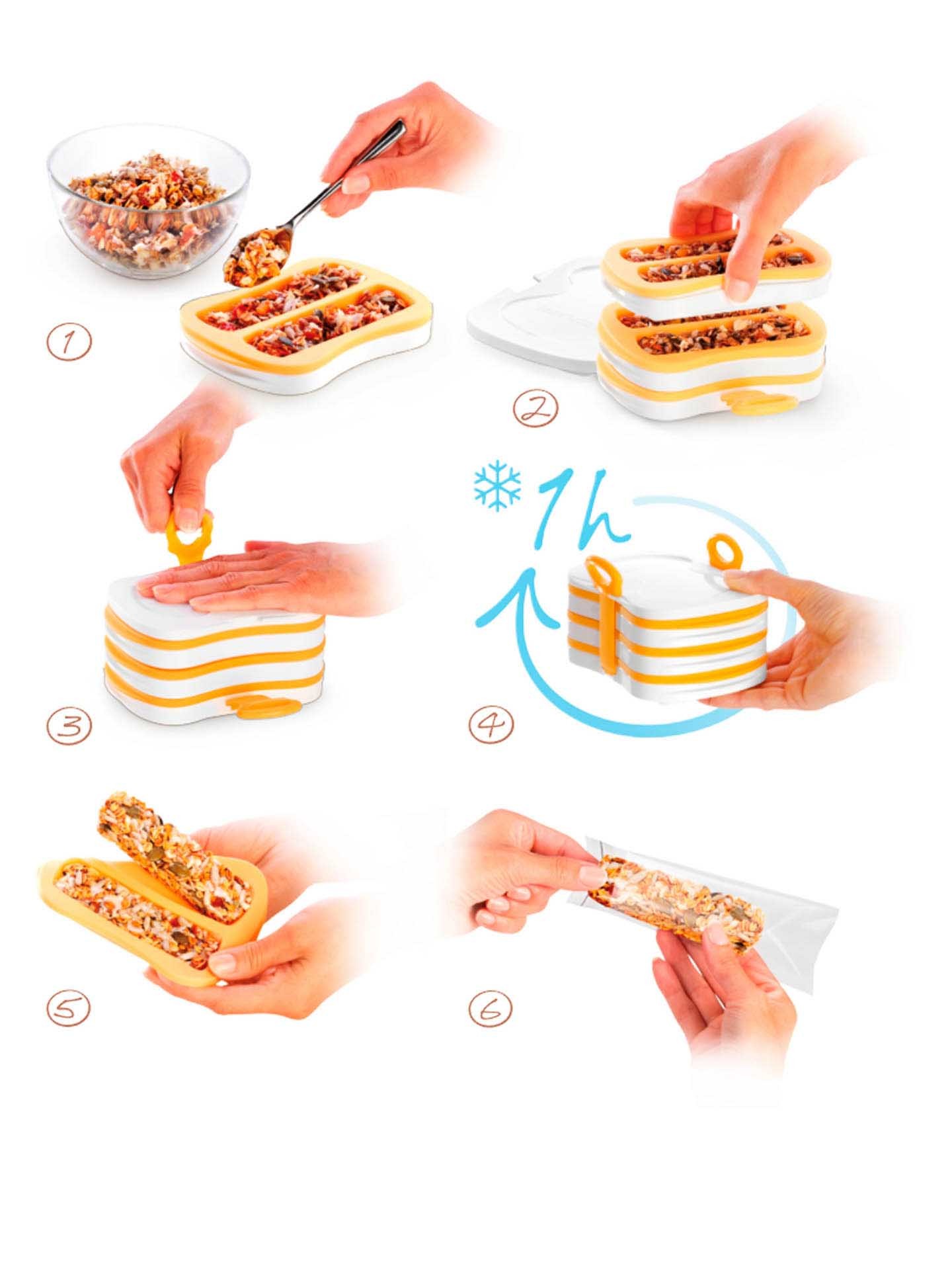Prensa para Barras Nutritivas Della Casa 14X10.5X7.5cm