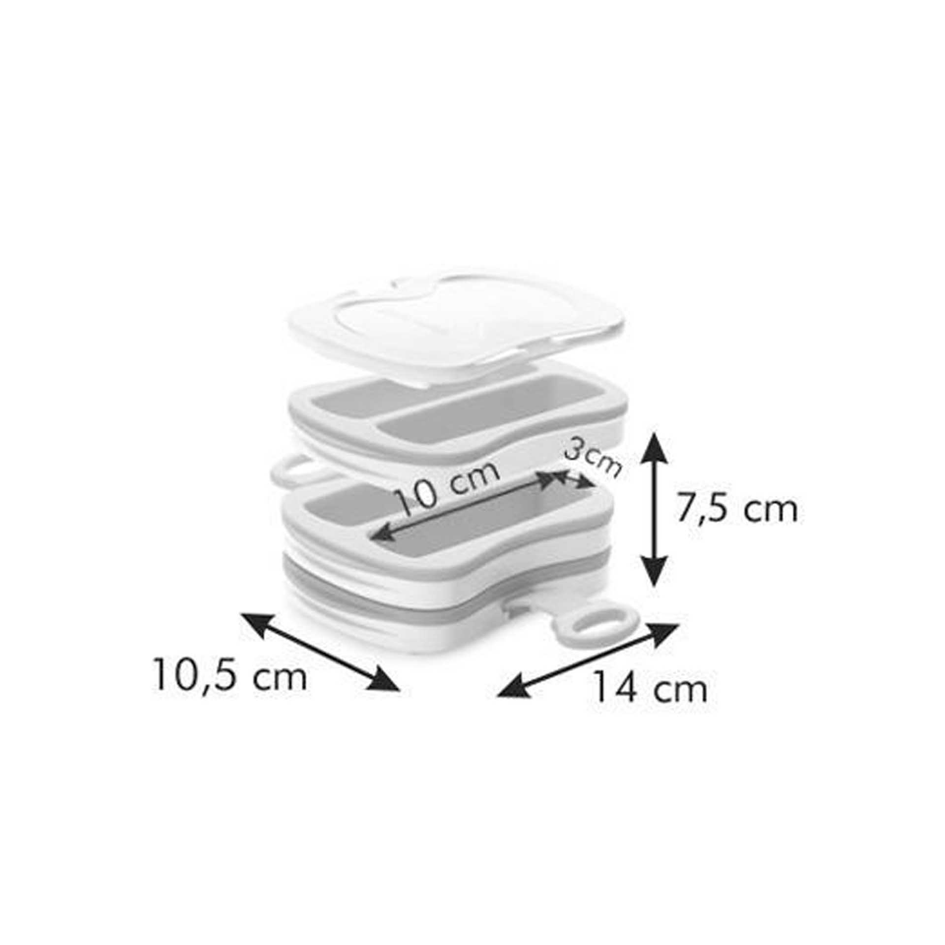 Prensa para Barras Nutritivas Della Casa 14X10.5X7.5cm