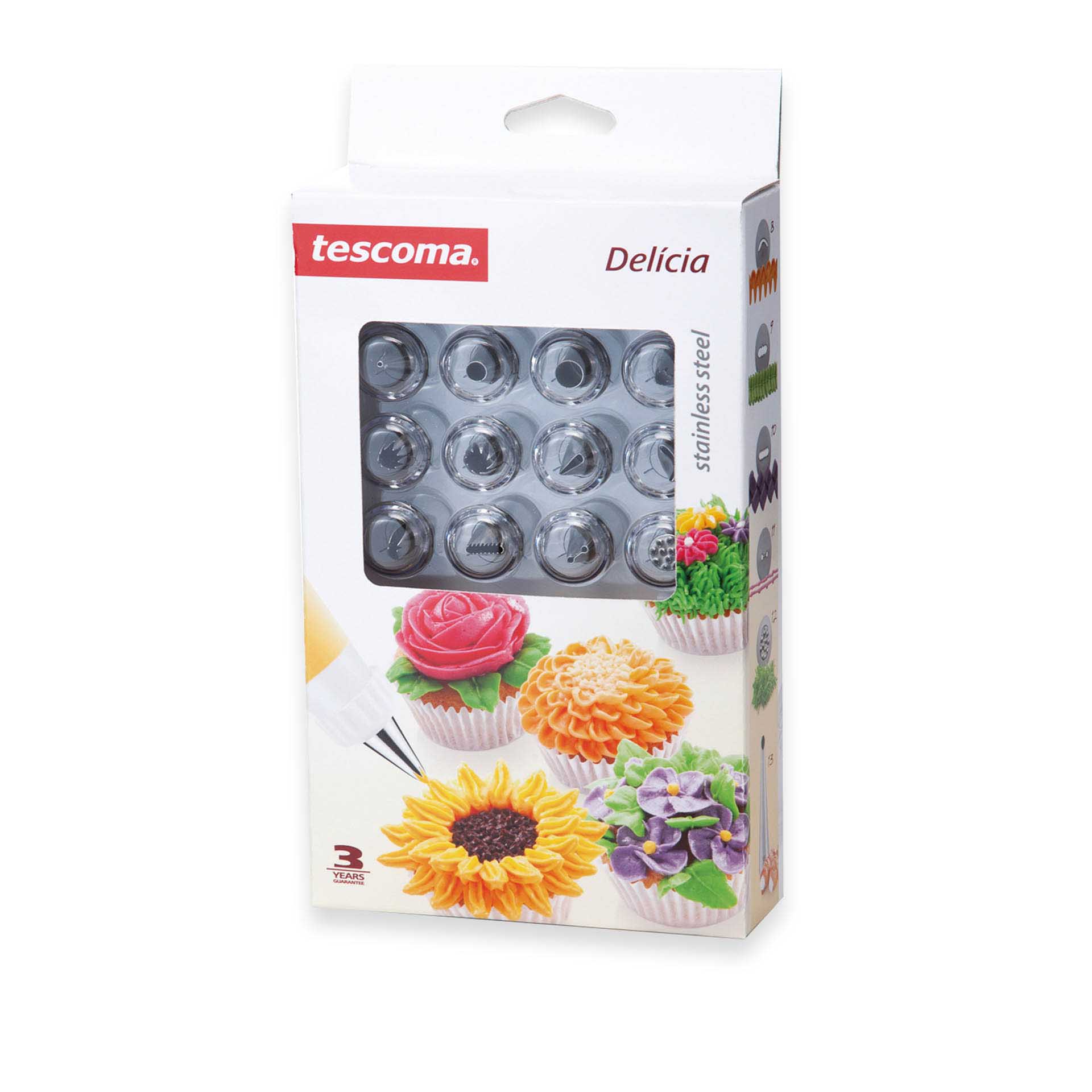 Boquilha Decoradora Inox Delicia 18X12.5X4cm Pack 13