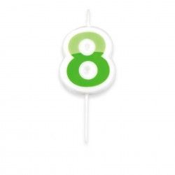 Vela Nmeros Delicia Kids 5cm N.8