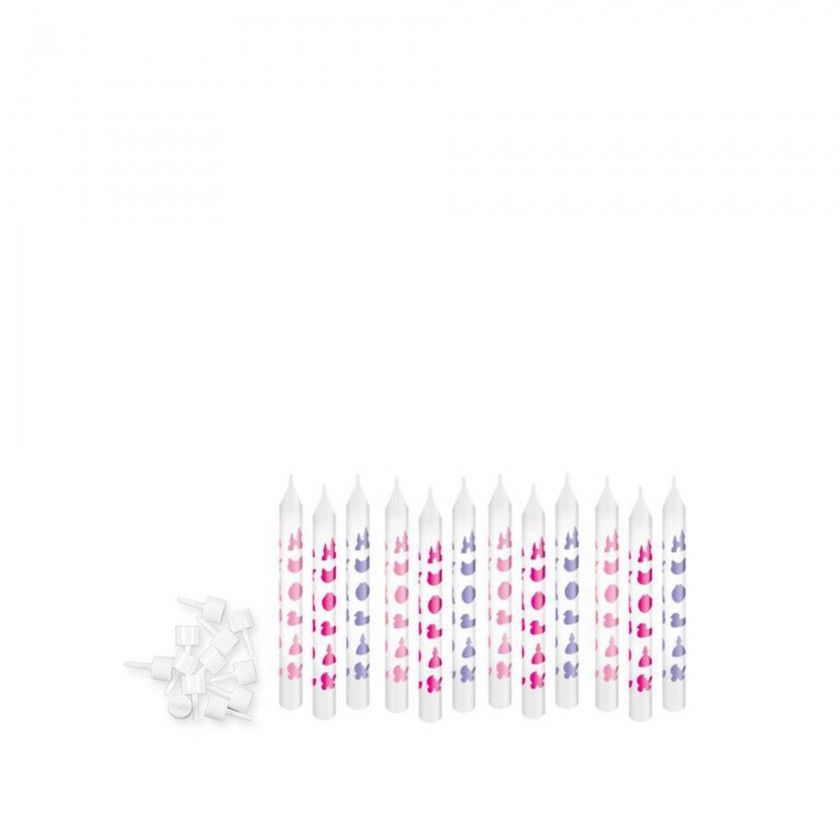 Vela Nmeros Delicia Kids 8cm Pack 12