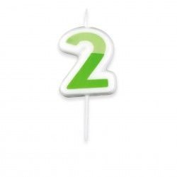 Vela Nmeros Delicia Kids 5cm N.2