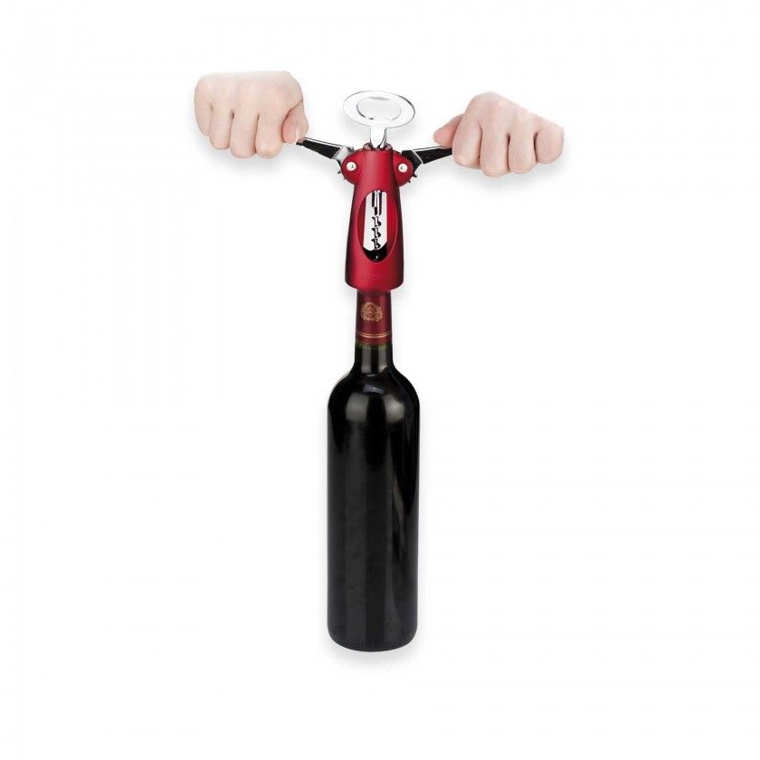 Saca-Rolhas 2 Alavancas Uno Vino 18cm Saca-Rolhas 2 Alavancas Uno Vino 18cm