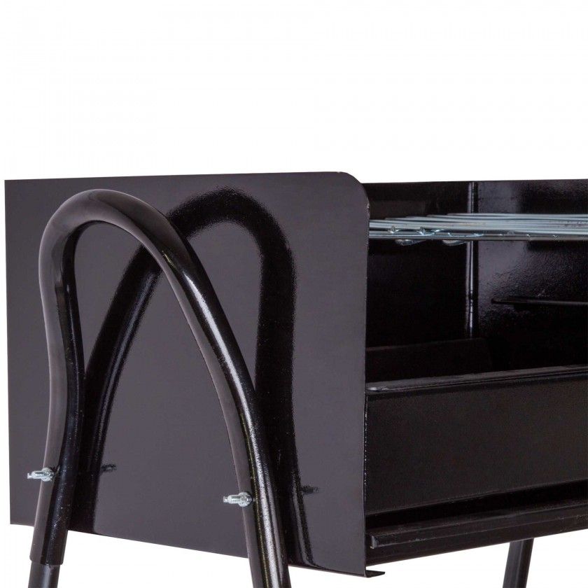 Churrasqueira Ferro Preto 49X32X74cm Churrasqueira Ferro Preto 49X32X74cm