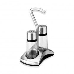 Saleiro + Pimenteiro Luxe com Suporte 30ml