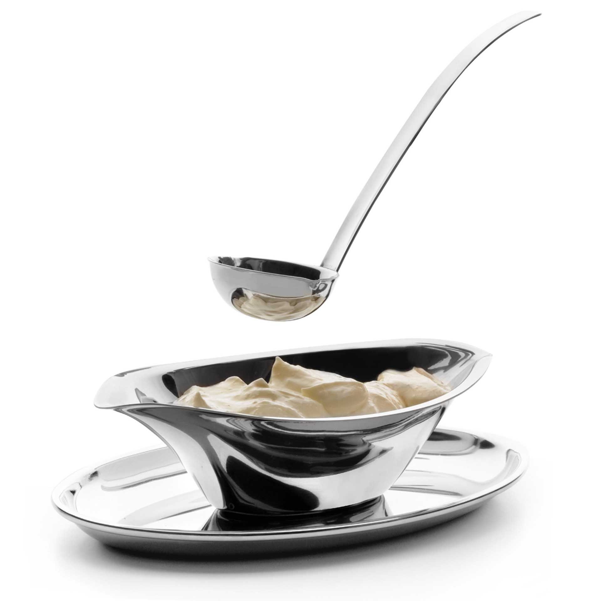 Molheira Inox Luxe com Prato + Colher 200ml